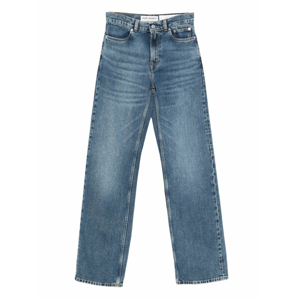 アワーレガシー レディース デニムパンツ ボトムス Wata cut jeans Blue
