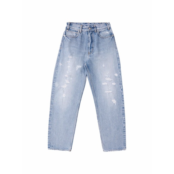 フォルテラ レディース デニムパンツ ボトムス Distressed five-pocket jeans Blue｜asty 63,140円