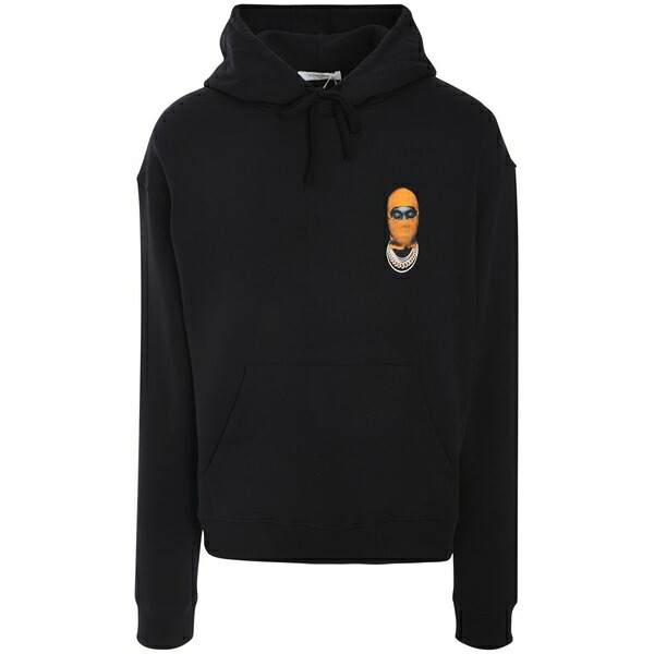インノミネイト メンズ パーカー・スウェットシャツ アウター Graphic-print cotton hoodie Black｜asty