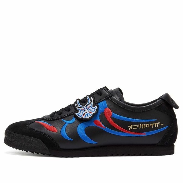 Onitsuka Tiger オニツカタイガー レディース スニーカー 【(WMNS) Onitsuka Tiger Mexico 66 Deluxe 'Black Directoire Blue' 1182A187-001】 サイズ US_7.5(24.5cm)｜asty