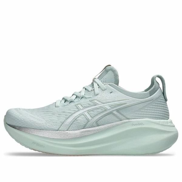 ASICS アシックス レディース スニーカー 【(WMNS) ASICS Gel-Nimbus 27 'Pure Aqua Pure Silver' 1012B753-300】 サイズ US_W_10｜asty