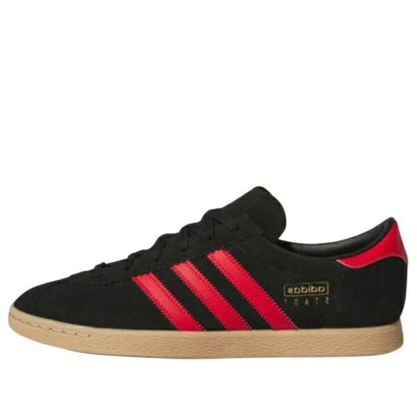 adidas アディダス メンズ スニーカー  【adidas originals Stadt Shoes \u0027Black Red\u0027 JI1885】  大きさ US_M_4