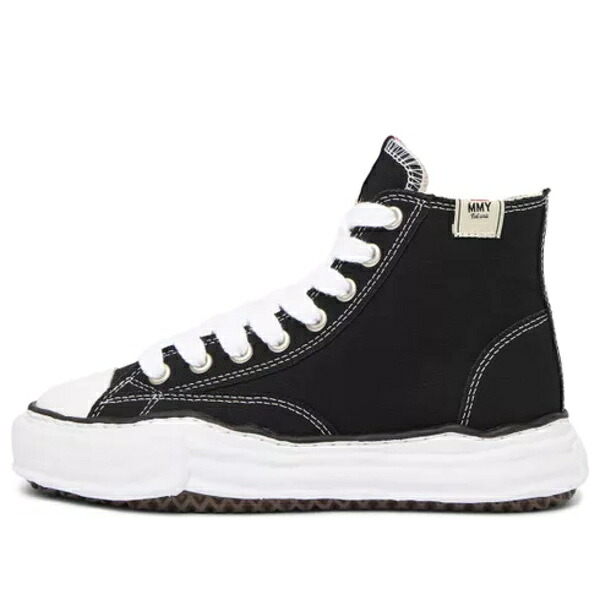 Maison MIHARA YASUHIRO ミハラヤスヒロ メンズ スニーカー 【Maison MIHARA YASUHIRO Peterson23 OG Sole Canvas High 'Black' A11FW701-BLACK】 サイズ US_11(29.0cm)｜asty
