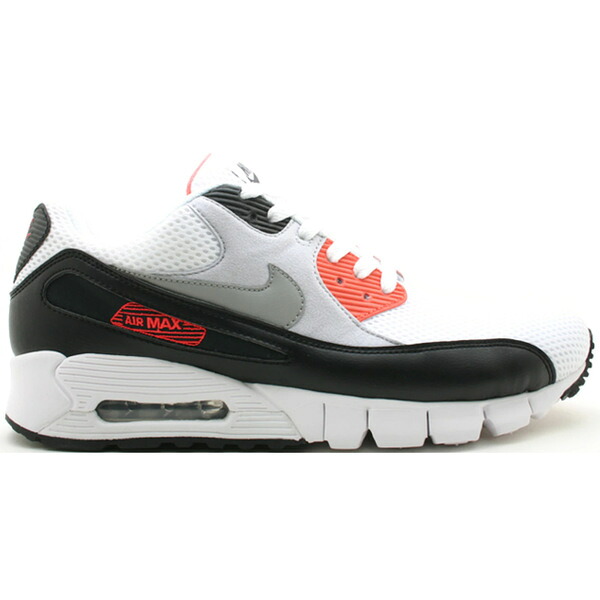 Nike ナイキ メンズ スニーカー  【Nike Air Max 90 Current Infrared】  大いさ US_11(29.0糎) White/Medium Grey-Black-Infrared スニーカー-靴