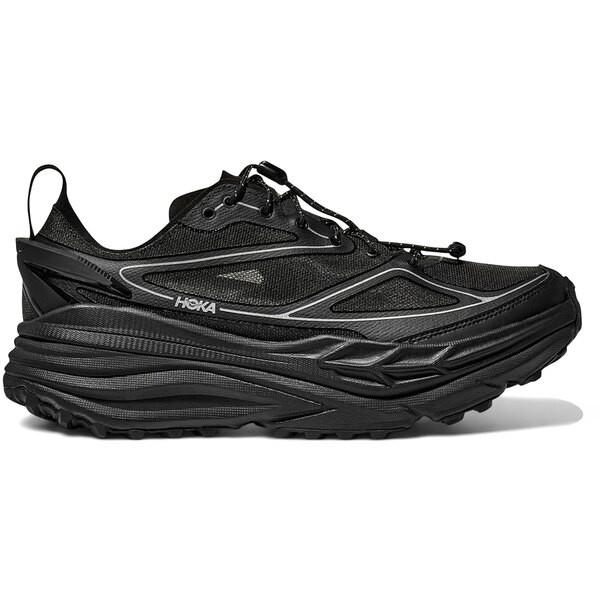 Hoka One One ホカオネオネ メンズ スニーカー  【Hoka One One Stinson One7 Black Silver】  大いさ US_12(30.0糎) Black/Silver メンズ靴-靴