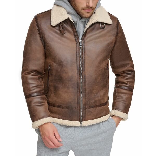 楽天市場】カルバンクライン ジャケット メンズ フェイクムートン