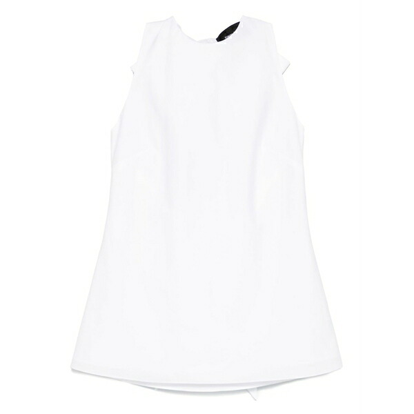 シモーネ・ロシャ レディース カットソー トップス Bow-detail tank top White