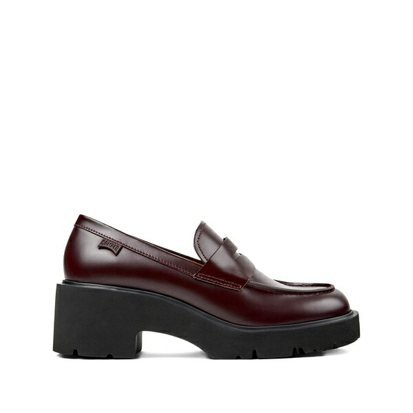 カンペール レディース スリッポン・ローファー シューズ Milah leather penny loafers Red