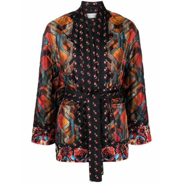 ピエール＝ルイ・マシア レディース 上衣＆上衣 アウター Self-tied quilted jacket Black