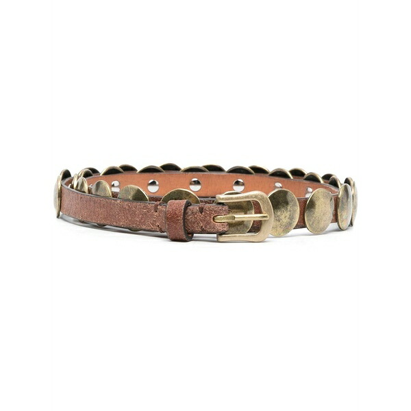 ゴールデングース レディース 三尺帯 付属物 Trinidad maxi-stud belt Brown