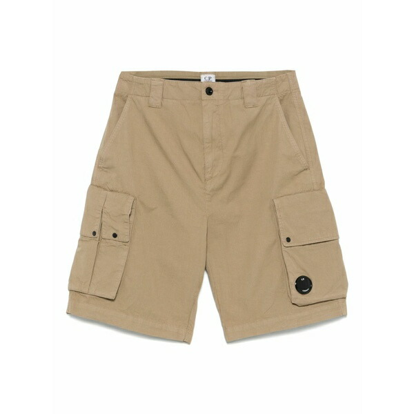 シーピーカンパニー メンズ 心地好いズボン下 ボトムス Lens-detail cargo shorts Neutrals