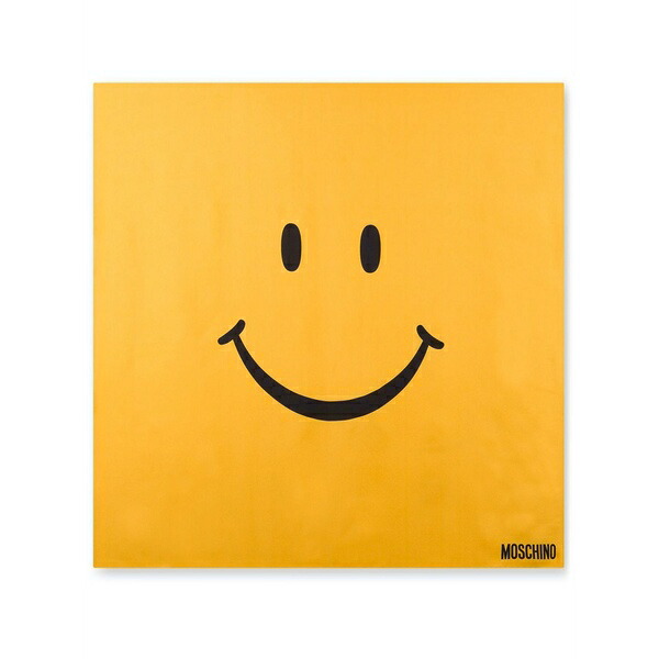 モスキーノ レディース えり巻き・袈裟・えり巻き 付属品 X smiley?? silk scarf Yellow