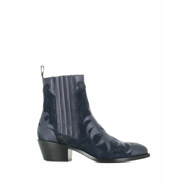サルトル レディース ブーツ シューズ Flame-appliqu?? boots Blue