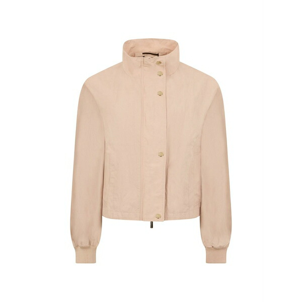 ムーレー レディース 上衣＆上衣 アウター High-neck jacket Neutrals