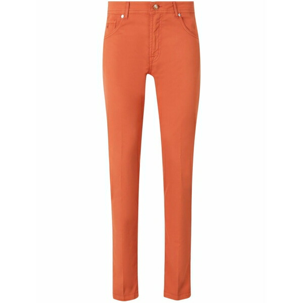 マルコ ペスカローロ メンズ 心地好いズボン下 ボトムス Slim-cut trousers Red