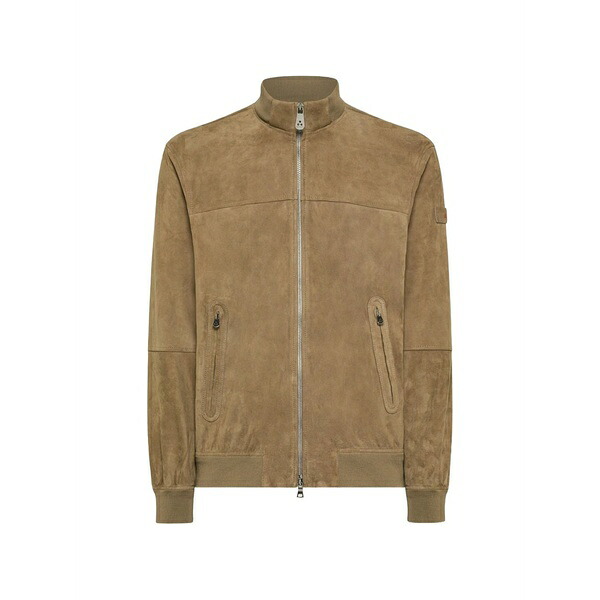 ピューテリー メンズ ジャケット＆ブルゾン アウター Suede jacket Neutrals｜asty