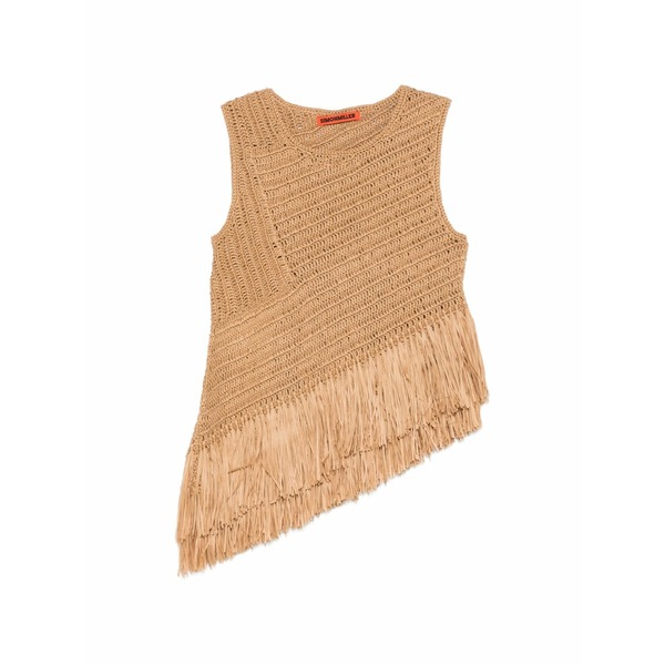 サイモンミラー レディース カットソー トップス Beja crochet sleeveless top Neutrals｜asty