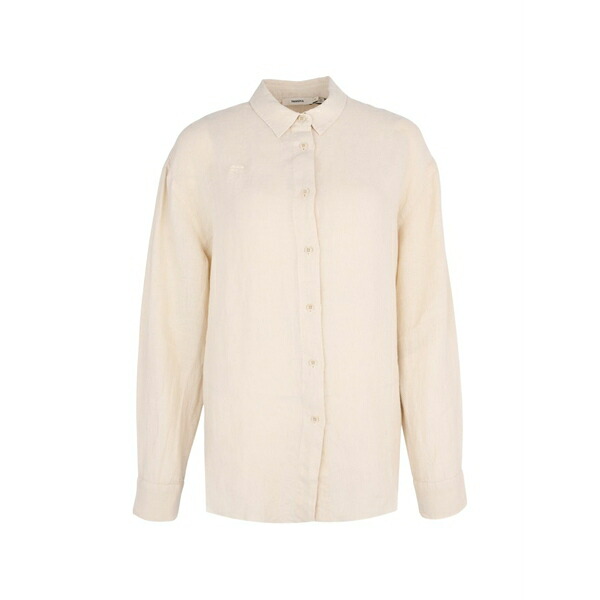 食麺麭ガイア レディース プルオーバー トップス Button-up shirt Neutrals