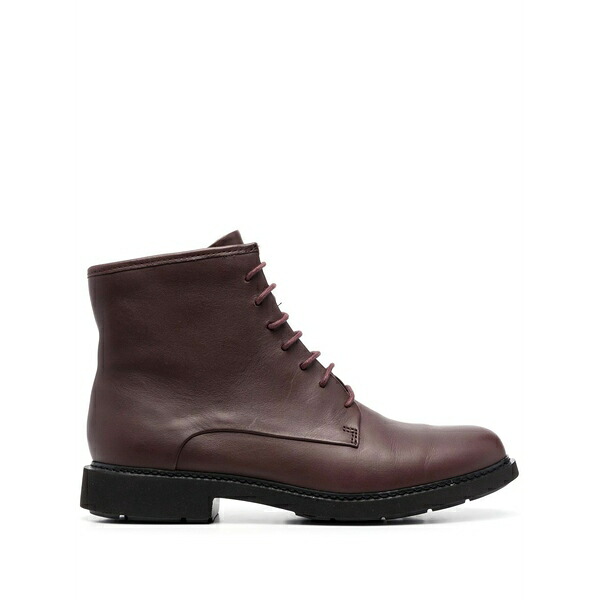 カンペール レディース ブーツ シューズ Ankle lace-up fastening boots Brown