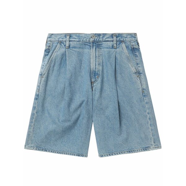 アゴルド レディース 心地好いズボン下 ボトムス Ellis wide-leg shorts Blue