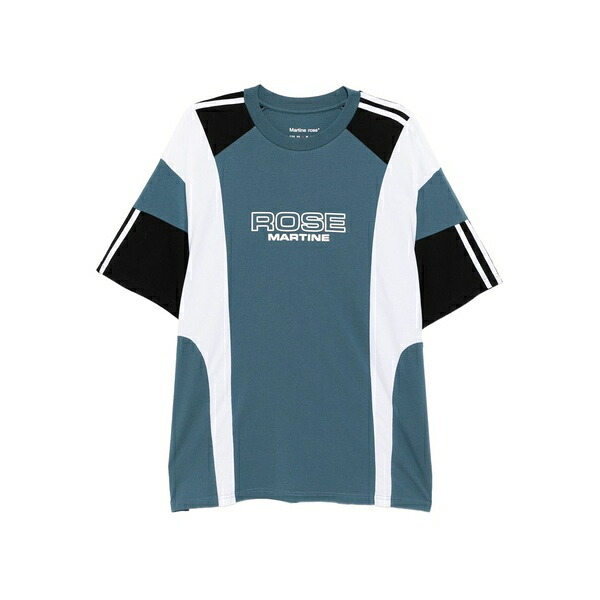 マーティン・サクラ色 レディース プルオーバー トップス Short-sleeved t-shirt Blue