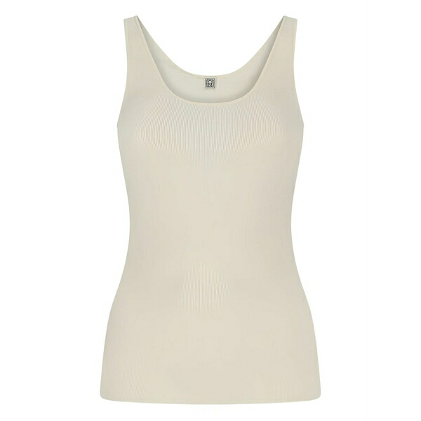 トーテム レディース カットソー トップス Scoop-neck tank top Neutrals｜asty