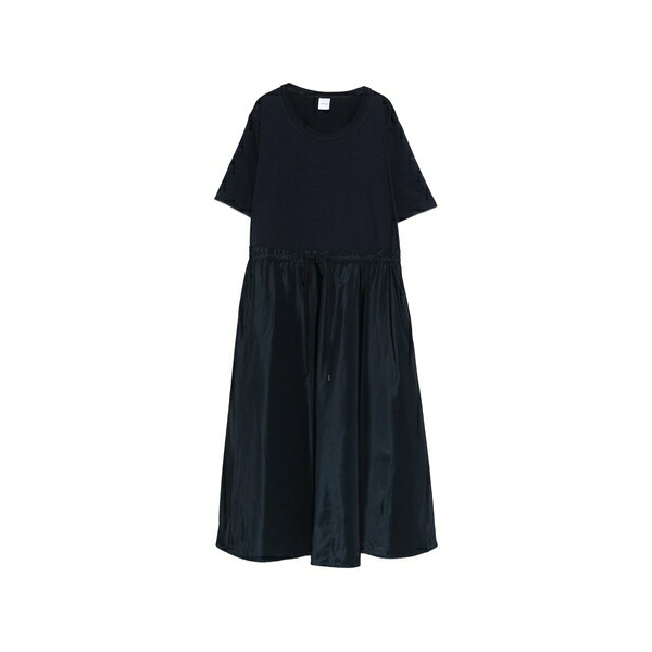 アスペジ レディース 衣裳 トップス Drawstring MIDI dress Blue レディースファッション-ワンピーススーツ