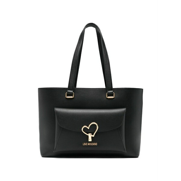 ラブ モスキーノ レディース トートバッグ バッグ Heart appliqu?? tote bag Black|asty