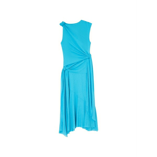 ガニー レディース ワンピース トップス Knot sleeveless midi dress Blue|asty