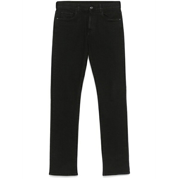 カナーリ メンズ ジーンズズボン下 ボトムス Straight-leg jeans Black