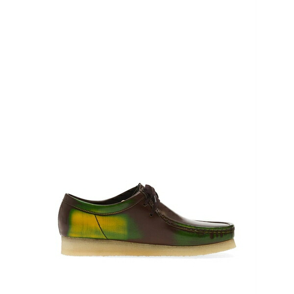クラークス メンズ ブーツ シューズ Wallabee lace-up sneakers Brown