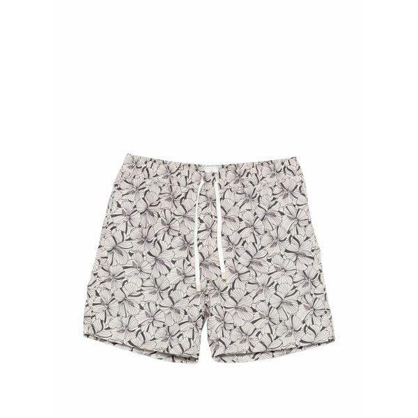 イレブンティ メンズ 心地好いズボン下 ボトムス Floral swim shorts Neutrals
