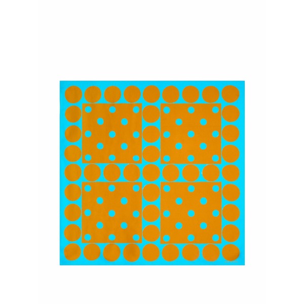 ドリス・ヴァン・ノッテン レディース えり巻き・袈裟・えり巻き 付属物 Polka-dot square scarf Blue