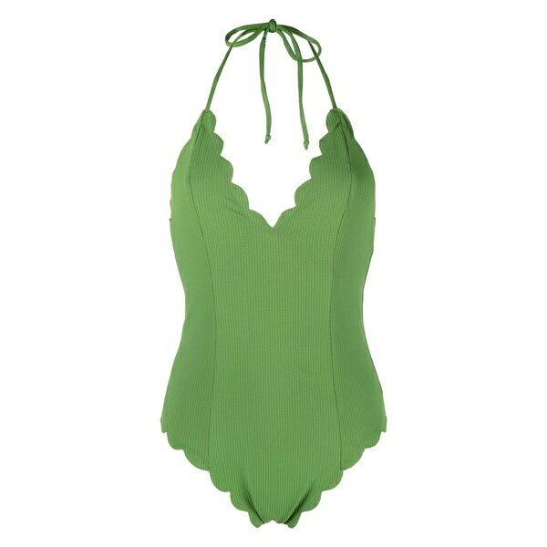 メリーシア レディース ワンピース トップス Broadway scalloped one-piece Green|asty