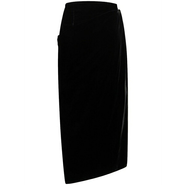 エトロ レディース スコート ボトムス Velvet MIDI skirt Black