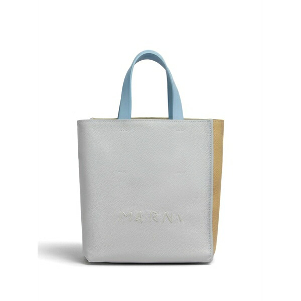 マルニ レディース トートバッグ バッグ Contrasting tote bag White
