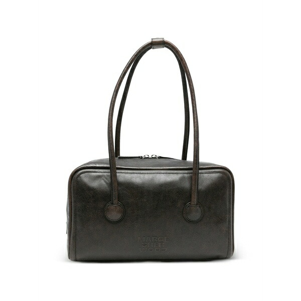 マージ シャーウッド レディース ショルダーバッグ バッグ Soft boston shoulder bag Brown|asty