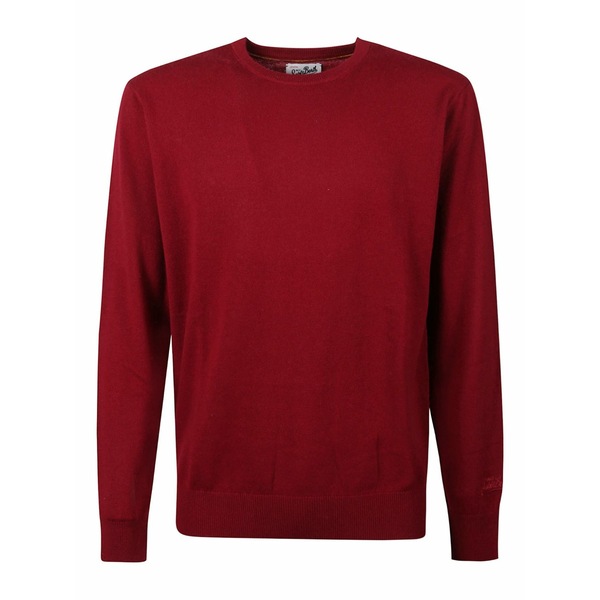エムシーツーセイントバース メンズ 編み物\u0026スウェーター アウター Regent crew-neck sweater Red
