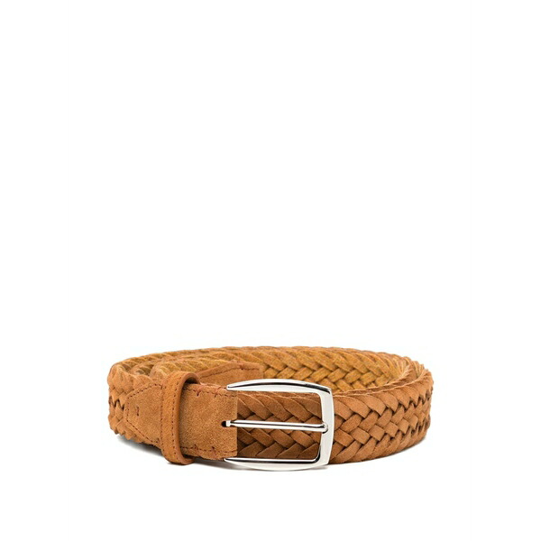 ブリオーニ メンズ 三尺帯 添え物 Leather belt Brown