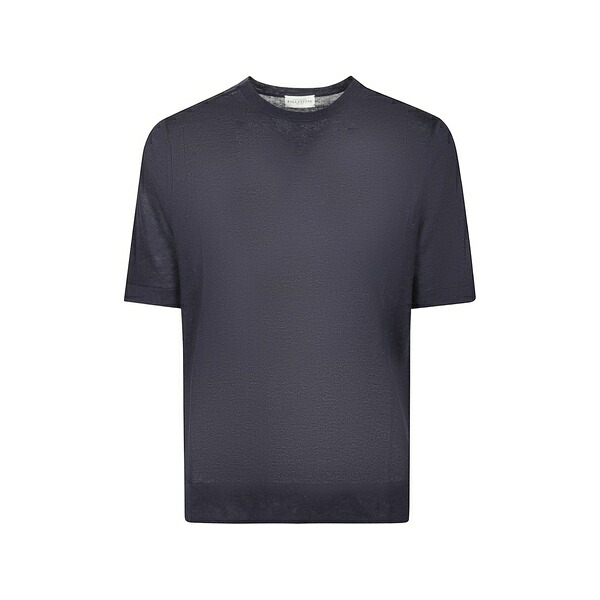 バランタイン メンズ プルオーバー トップス Crew-neck t-shirt Blue