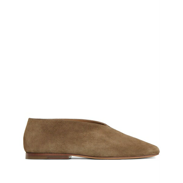 マンスールガブリエル レディース サンダル シューズ Square soft v ballet flats Brown｜asty