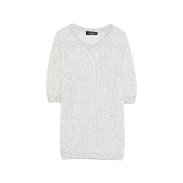 ファビアナ フィリッピ レディース 編み物\u0026スウェーター アウター Short-sleeve sweater Grey