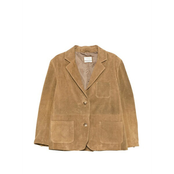 ヴィコロ レディース ジャケット＆ブルゾン アウター Suede blazer Neutrals｜asty