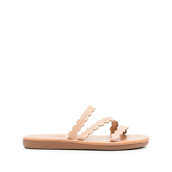 アンシエントグリークサンダル レディース サンダル シューズ Leather slip on sandals Neutrals｜asty