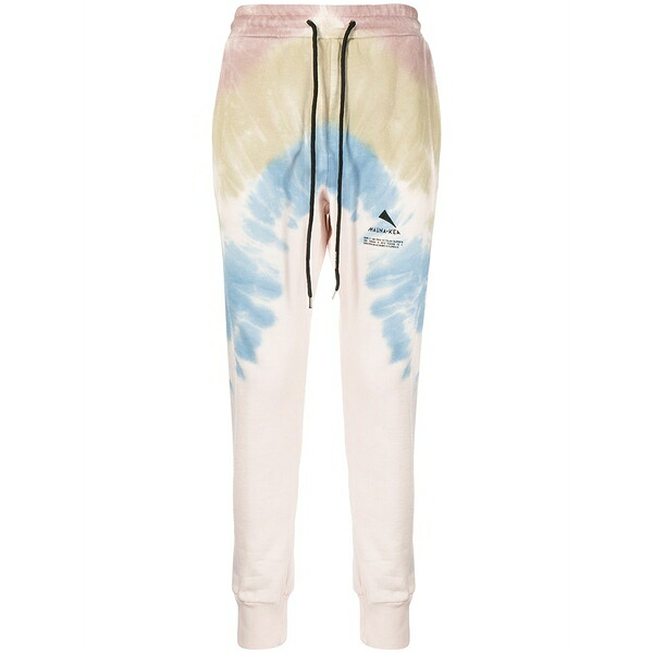 マウナ ケア メンズ カジュアルパンツ ボトムス Tie-dye print track pants Brown