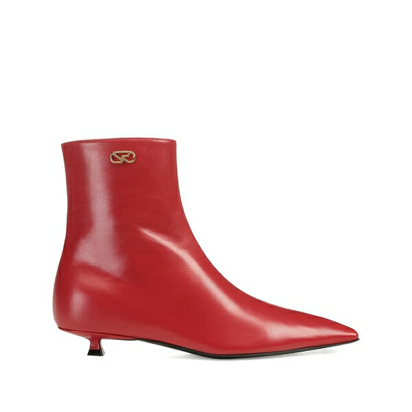 セルジオロッシ レディース ブーツ シューズ 25mm surge leather boots Red