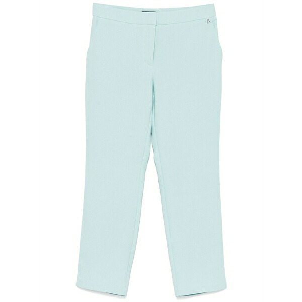 ツイン仕掛ける レディース 心地好いズボン下 ボトムス クロム??pe cigarette trousers Blue
