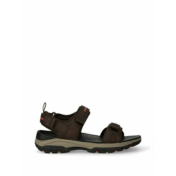 スケッチャーズ メンズ サンダル シューズ Tresmen ryer logo-detail sandals Brown