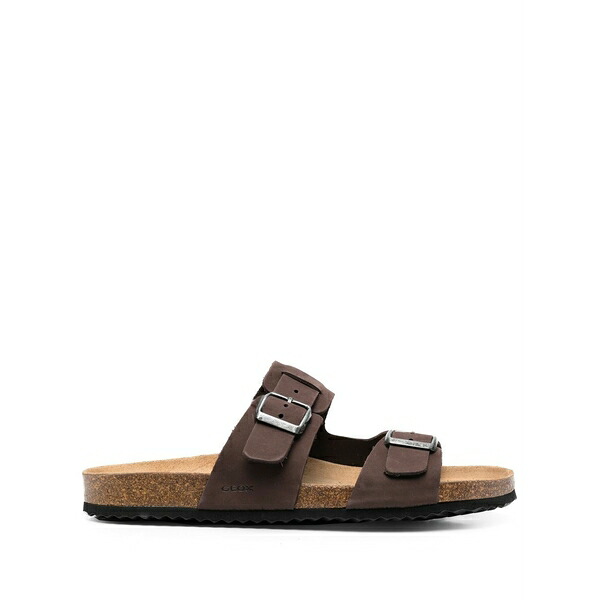 ジェオックス メンズ サンダル シューズ Double-strap sandals Brown