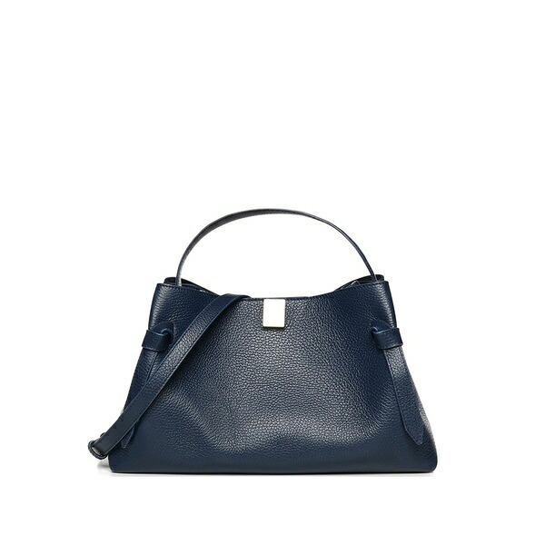 ユゼフィ レディース トートバッグ バッグ Pebble-grain leather tote-bag Blue
